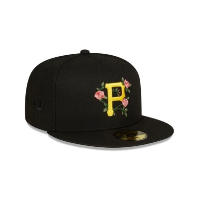 Sapca New Era Pittsburgh Pirates MLB Bloom 59FIFTY Fitted - Negrii